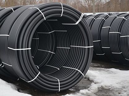 Труба для газоснабжения полиэтиленовая 100 D110 (8,1) SDR 13,6 газ (Т-П) отрезок 13 м